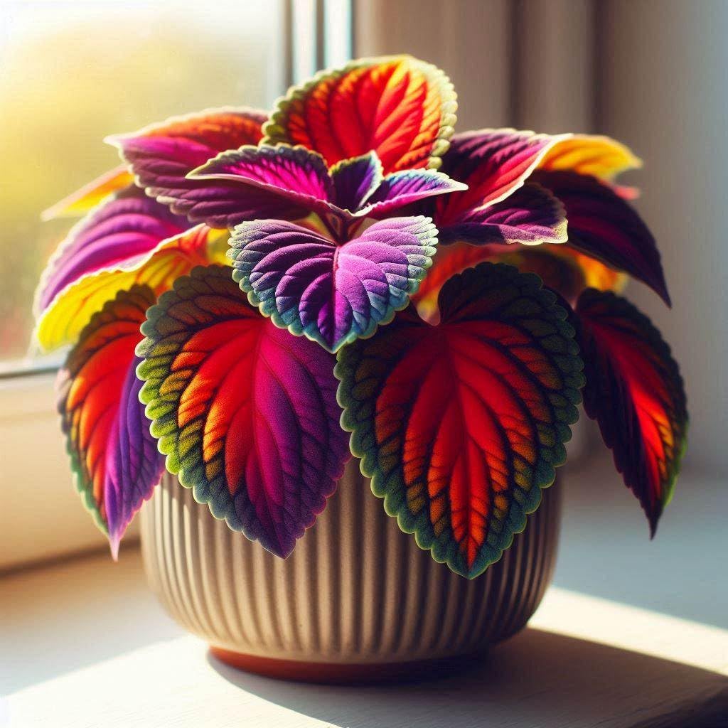 100+ Seeds- Hybrid Dwarf Rainbow Coleus Plant Seeds- Grow Indoor & Outdoor- Year Round. - Seeds Ville
