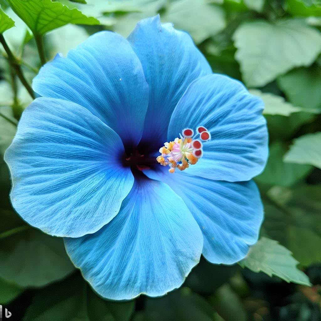 100+ Seeds- Mix Colour Hibiscus Exotic Flower Seeds For Home Garden - Grow YEAR Round - Blue, White, Rainbow, Red