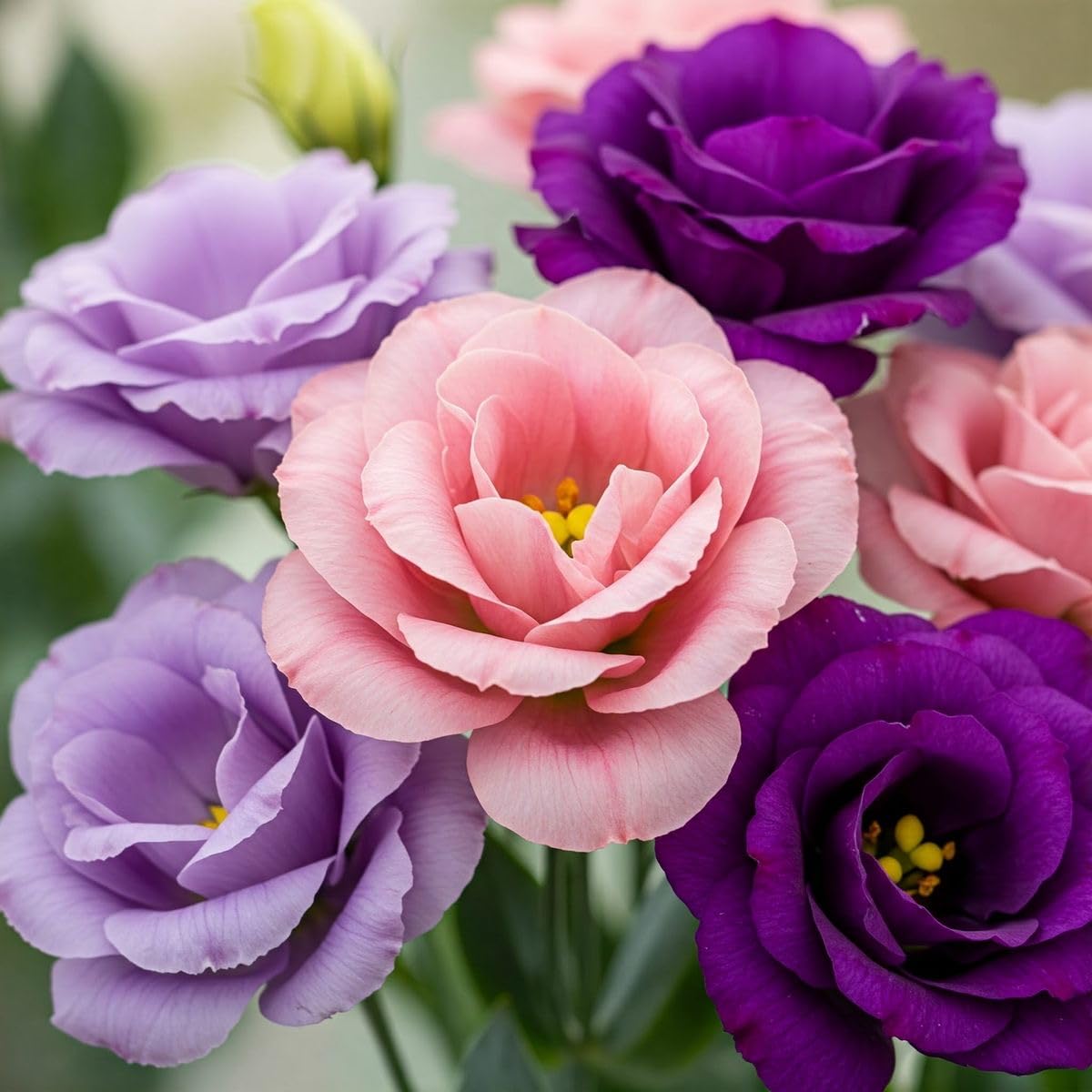 Radha Krishna Agriculture® Imported Lisianthus Flower Seeds for Home and Kitchen Gardening Pack of 100 seeds (MULTISHADE)