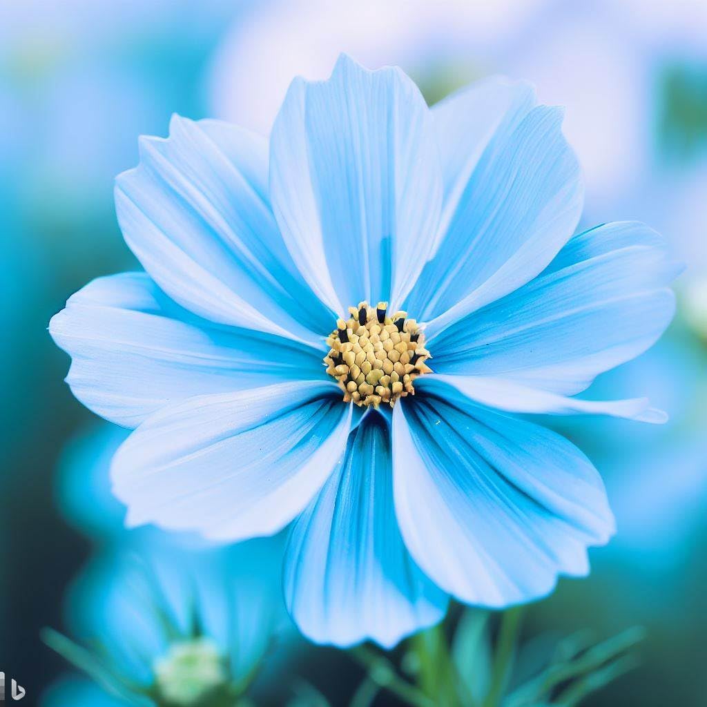 50 Seeds- Hybrid Zinnia Blue Flower Seeds For Platning Home Lawn Garden, Grow Year Round