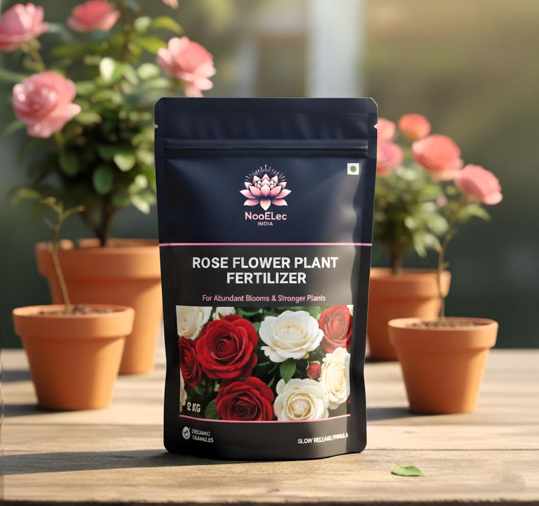 All-Purpose Rose Flower Plant Food| Complete Nutrients, Disease Defense, and Bloom Booster for Vibrant Roses, Triple Flowers (1 KG) - Seeds Ville