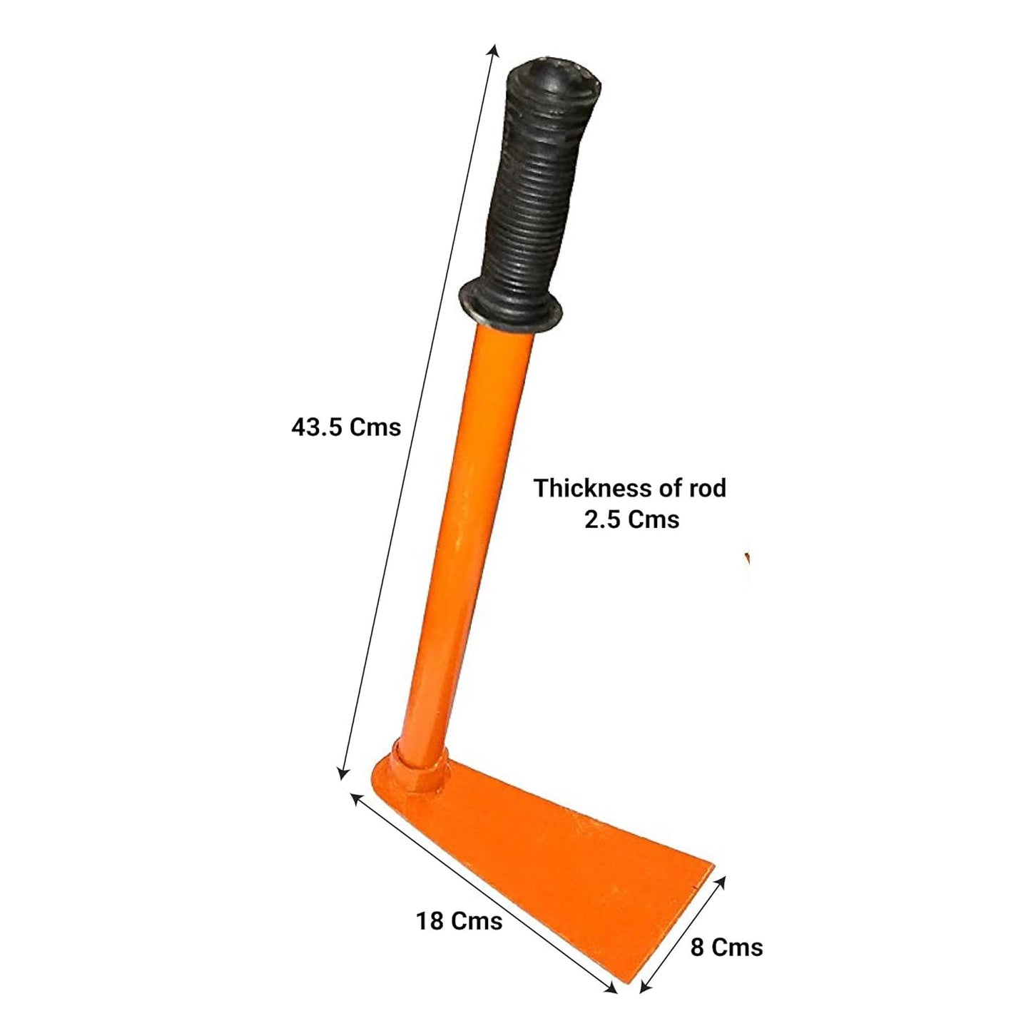 TrustBasket Garden Tool kit (Pack of 3) Heavy Duty Gardening Tools |Garden Hoe | Tiller | Hoe with Prong | Gardening Kit Essentials, Strong, Durable Steel Planter Accessories - Seeds Ville