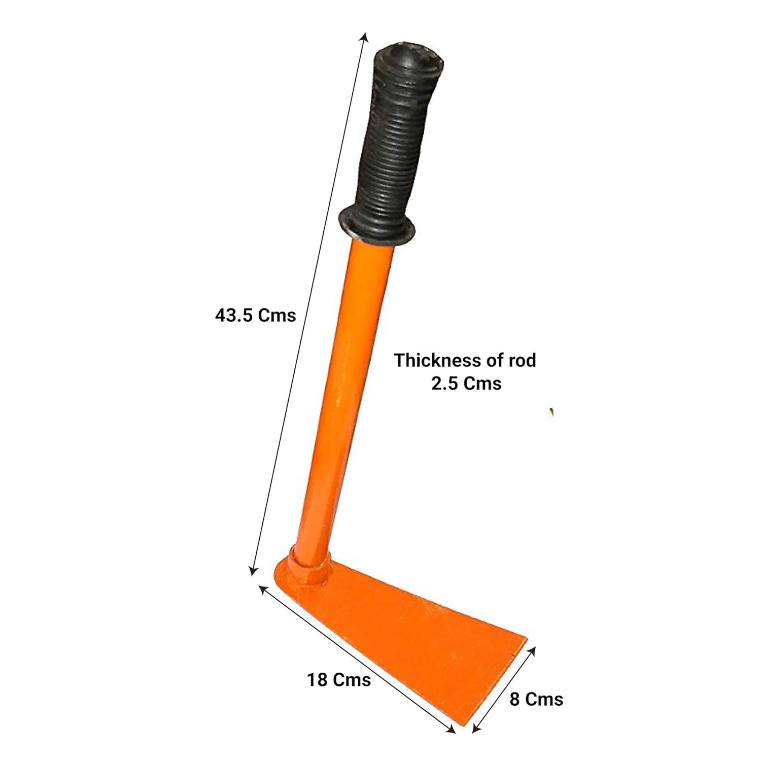 TrustBasket Garden Tool kit (Pack of 3) Heavy Duty Gardening Tools |Garden Hoe | Tiller | Hoe with Prong | Gardening Kit Essentials, Strong, Durable Steel Planter Accessories - Seeds Ville