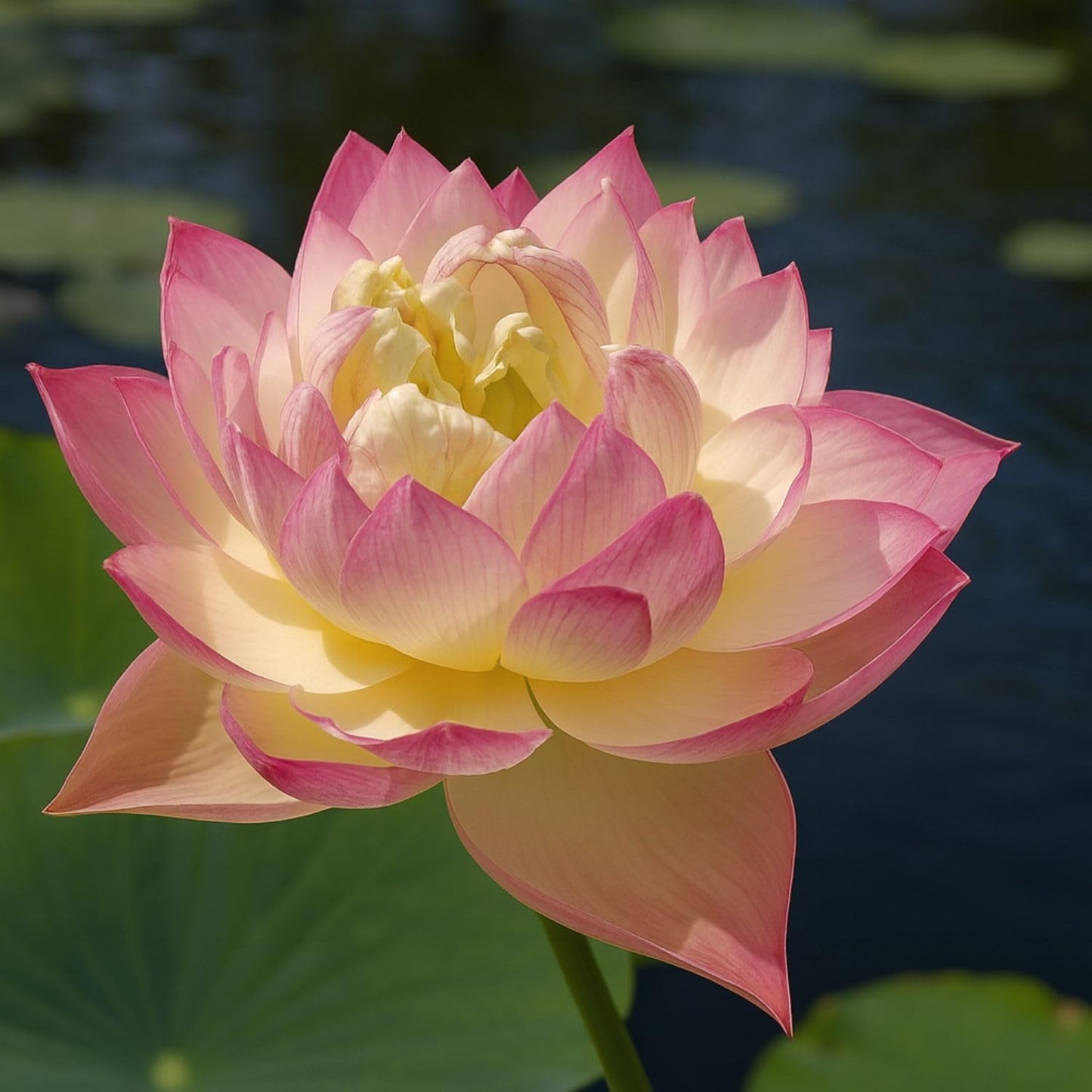 Lotus live plant | Rare plant | Original color guarantee plant | Indoor & Outdoor Live plant (Code 32)