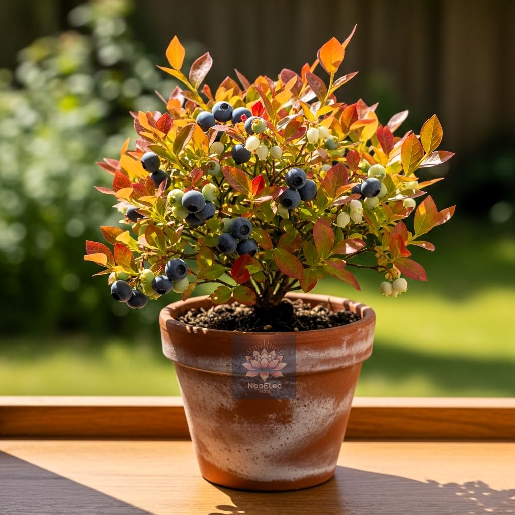 Dwarf Fruit Seeds Combo - Mulberry, Blueberry, Strawberry (60+ Seeds) - Easy to Grow Indoors & Outdoors - Seeds Ville