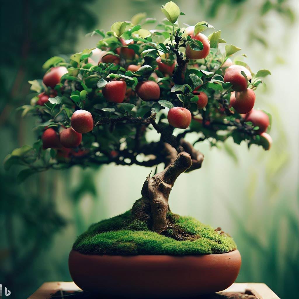 35 Seeds- Dwarf Miniature Apple Fruit Seeds For Planting Home Garden