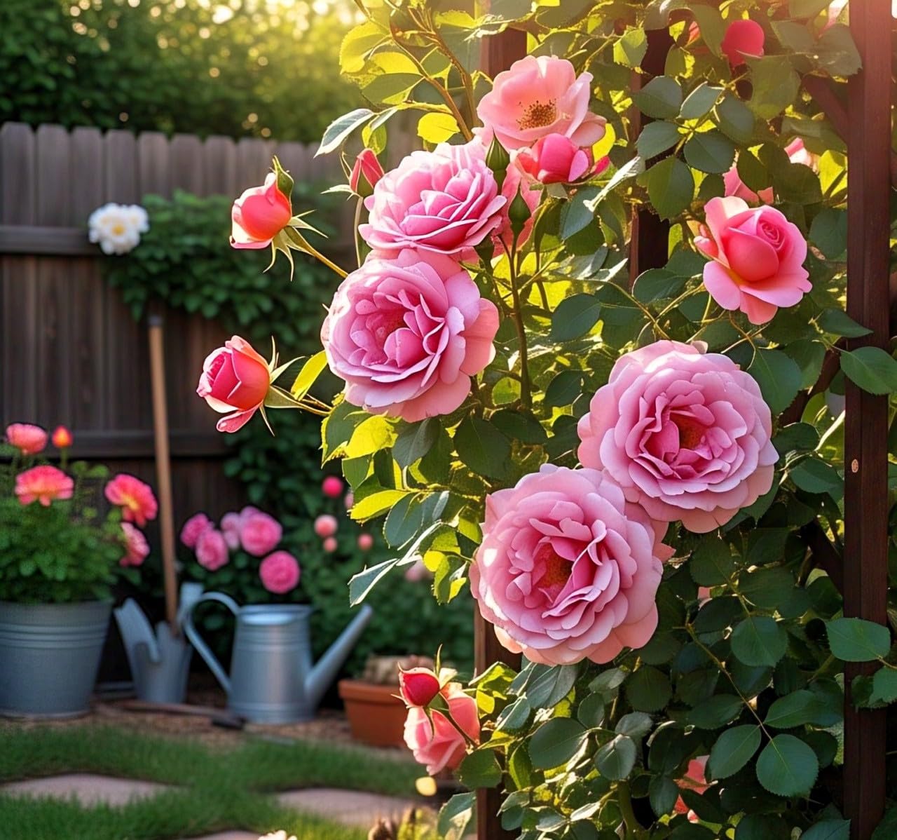 160+ SEEDS- Climbing Rose Mix Flower Seeds Pack - Hybrid, Year-Round Blooms, Minimal Care - Seeds Ville