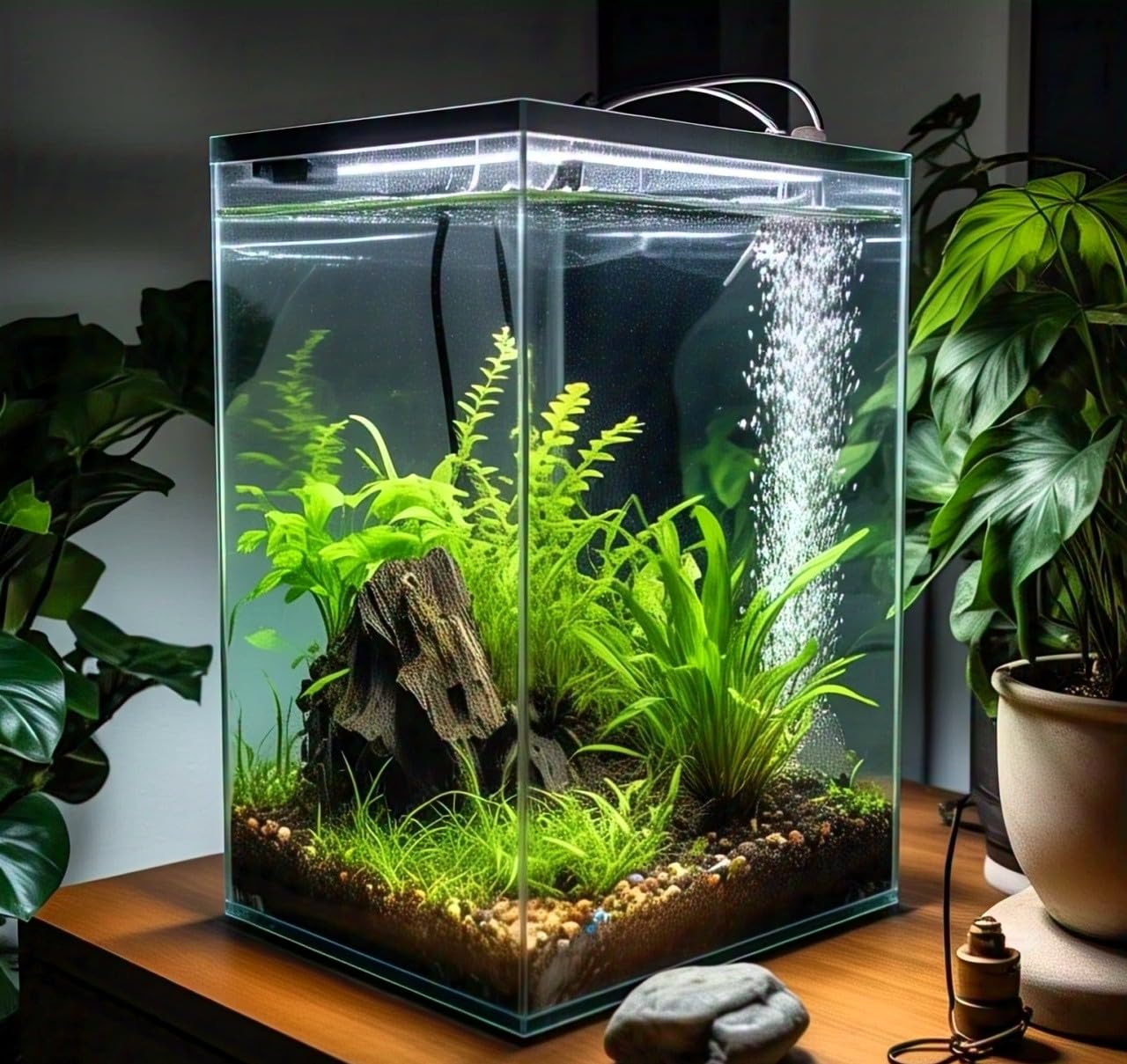 BlimBurn Aquarium Grass Plants Seeds - 120+ Hybrid Seeds for Water Gardens, Fish Tank Landscaping, Low Maintenance - Seeds Ville