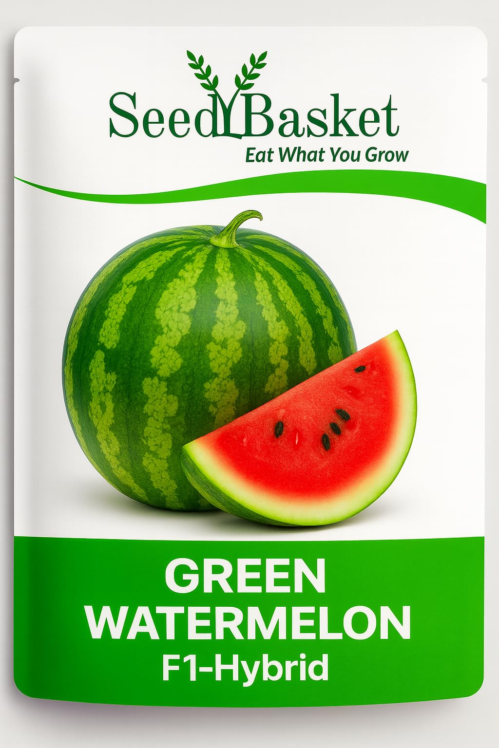 Seed Basket Pack of 3 Melons F1-Hybrid Seeds | Watermelon Green (25), Watermelon Blacks (15), Muskmelon (15) | ISeeds deal for planting, Gardening and Farming