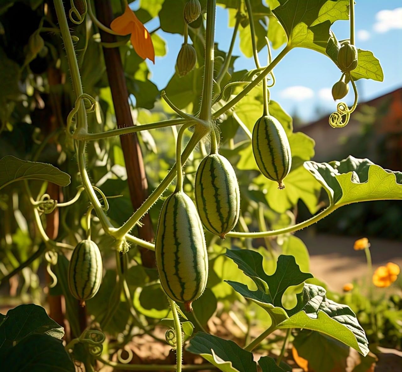 BlimBurn Cucamelon Mini Watermelon Organic Seeds - 50 Seeds, Easy Grow, Unique Variety - Seeds Ville