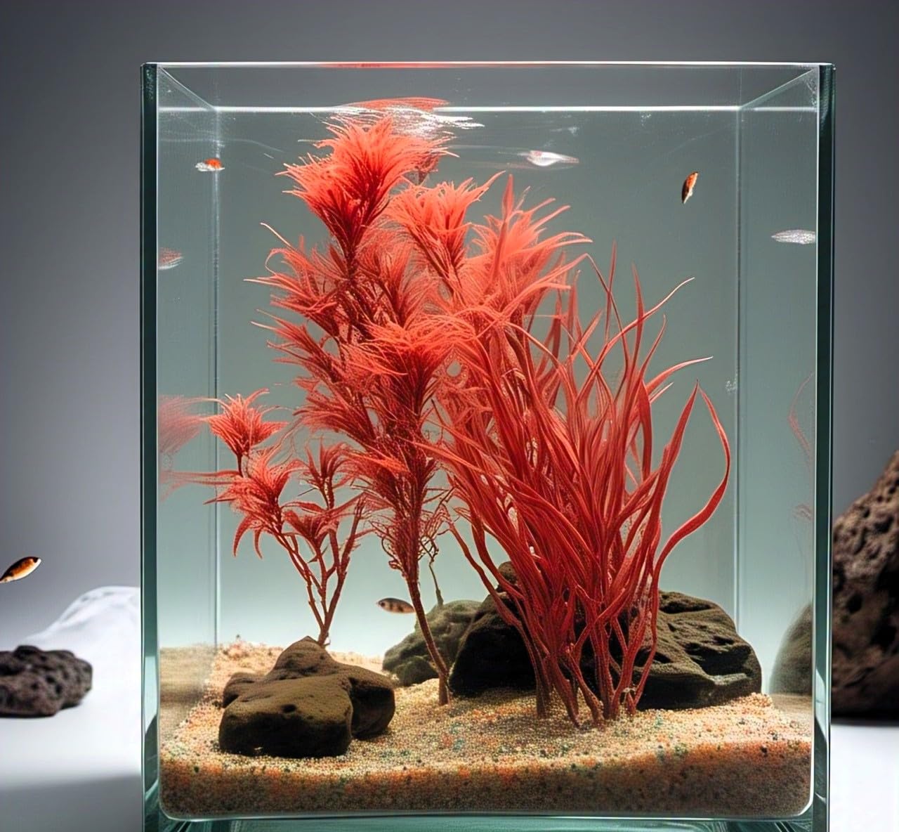 Aquatic Delight - 120 Fish Friendly Aquarium Grass Seeds, Year-Round Growth (BLUE) - Seeds Ville