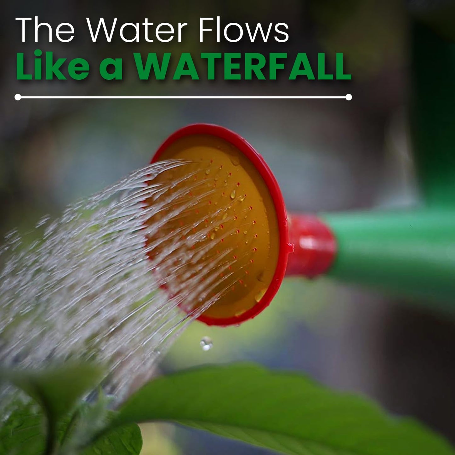 Klassic Watering Can (5L) | Plastic Green Water Can with Sprayer for Plants/Garden | Indoor Outdoor Watering Shower Can | Sprinkler for Plants | Watering Hand Bottles for Garden | Water Spray Can - Seeds Ville