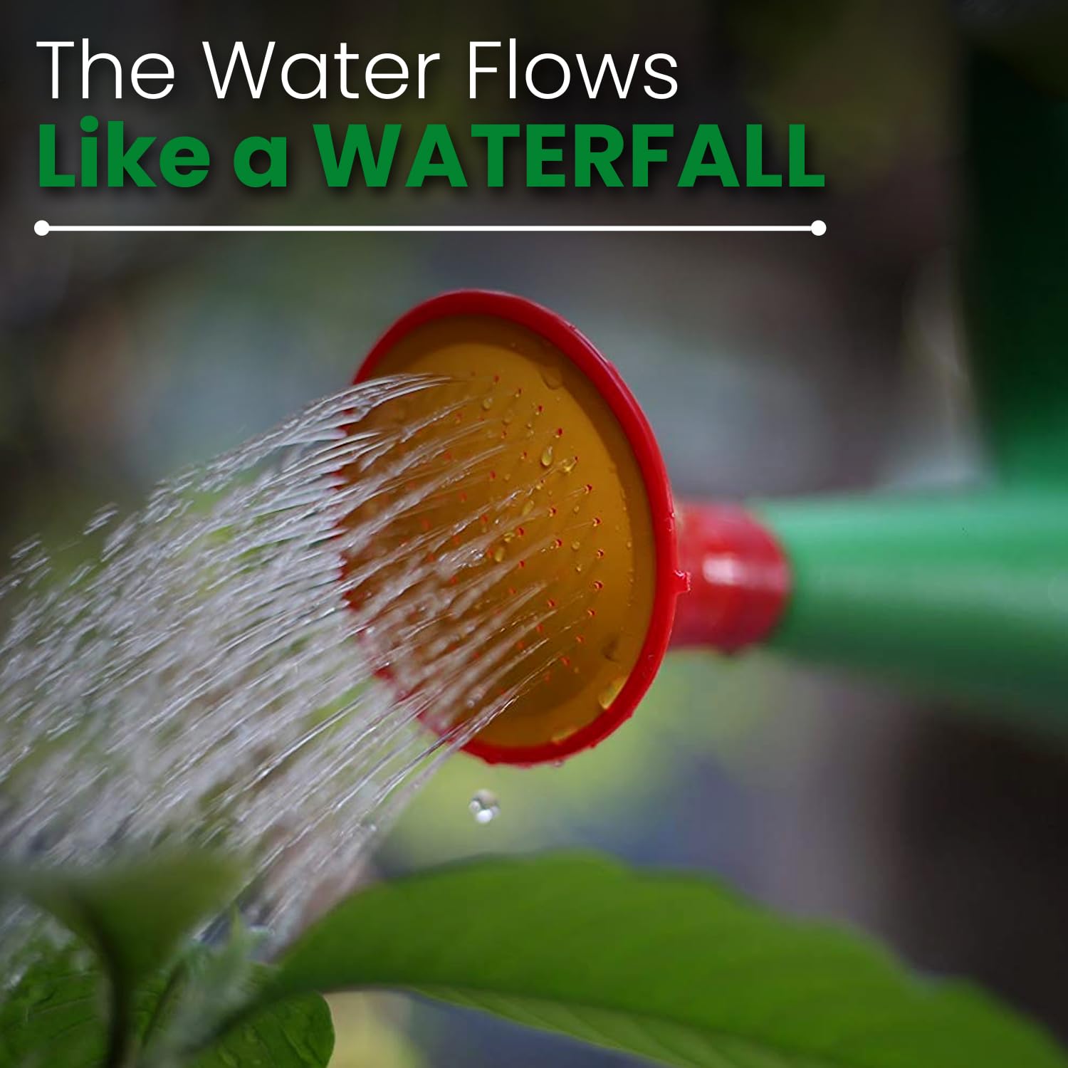 Klassic Watering Can (5L) | Plastic Green Water Can with Sprayer for Plants/Garden | Indoor Outdoor Watering Shower Can | Sprinkler for Plants | Watering Hand Bottles for Garden | Water Spray Can - Seeds Ville