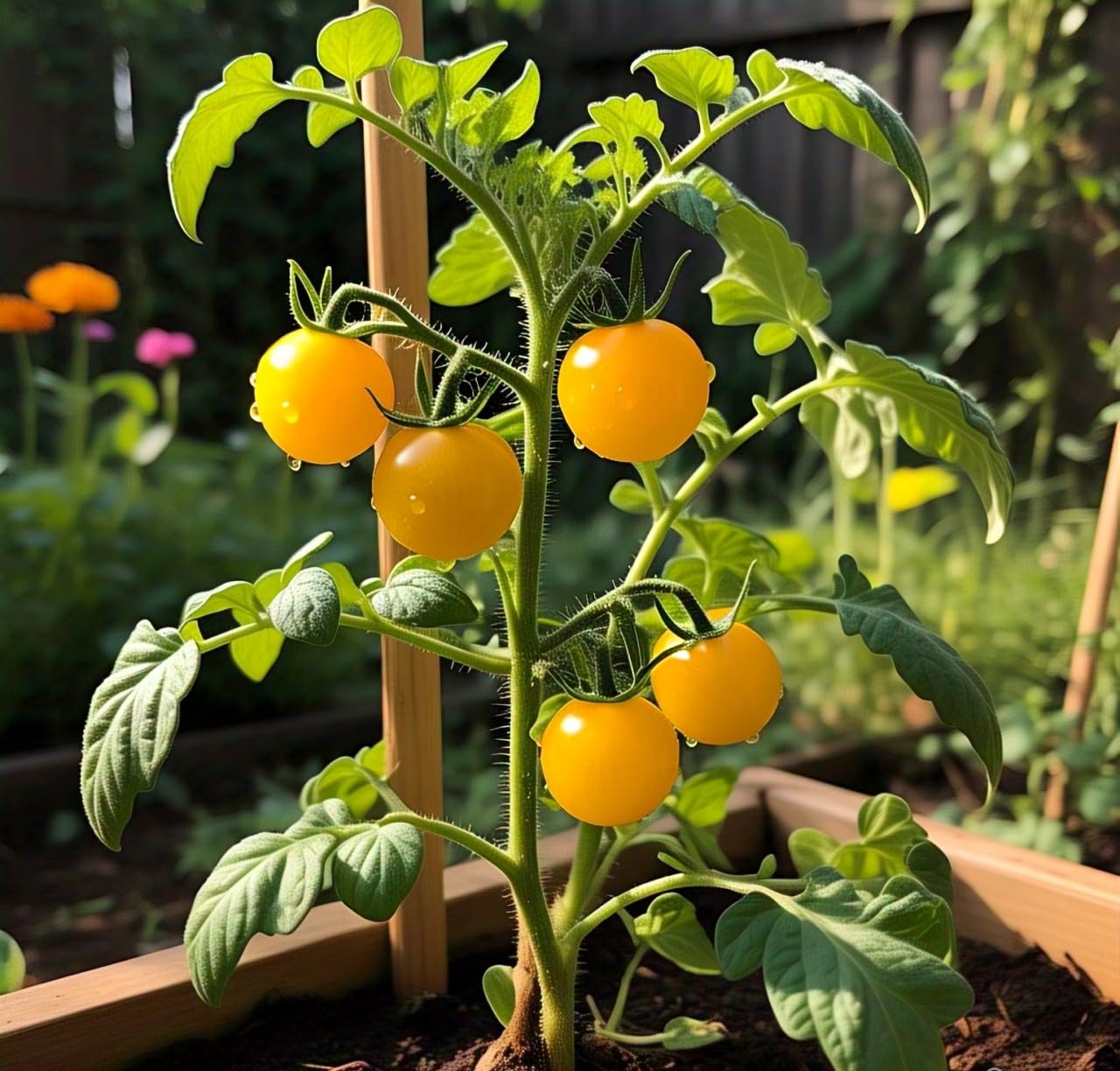 BlimBurn 150+ Pcs- Mini Cherry Tomato Seeds Combo Pack - Organic Seeds - Black, Red & Yellow. 50 Seed Each Variety. - Seeds Ville