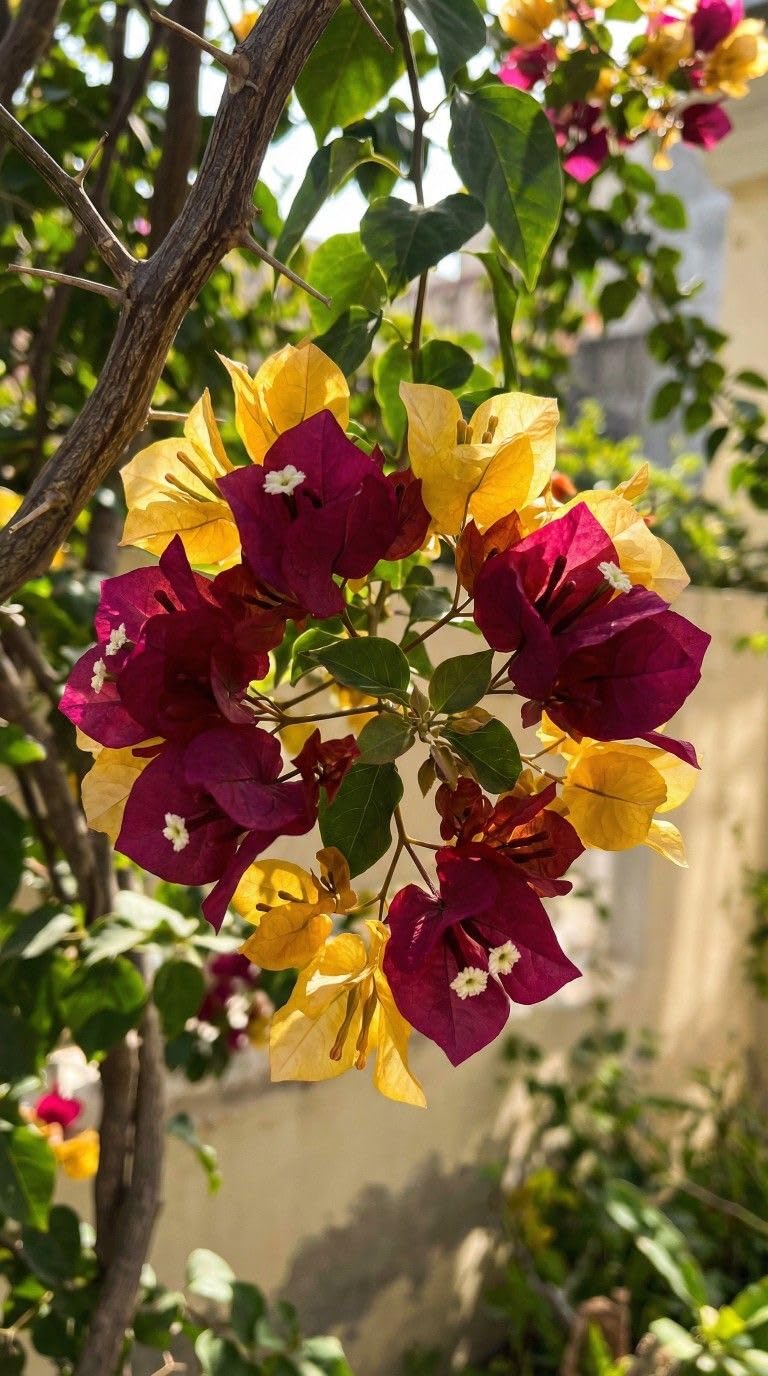 Seeds Ville Bougainvillea Live Flowering Plant Pack of 1