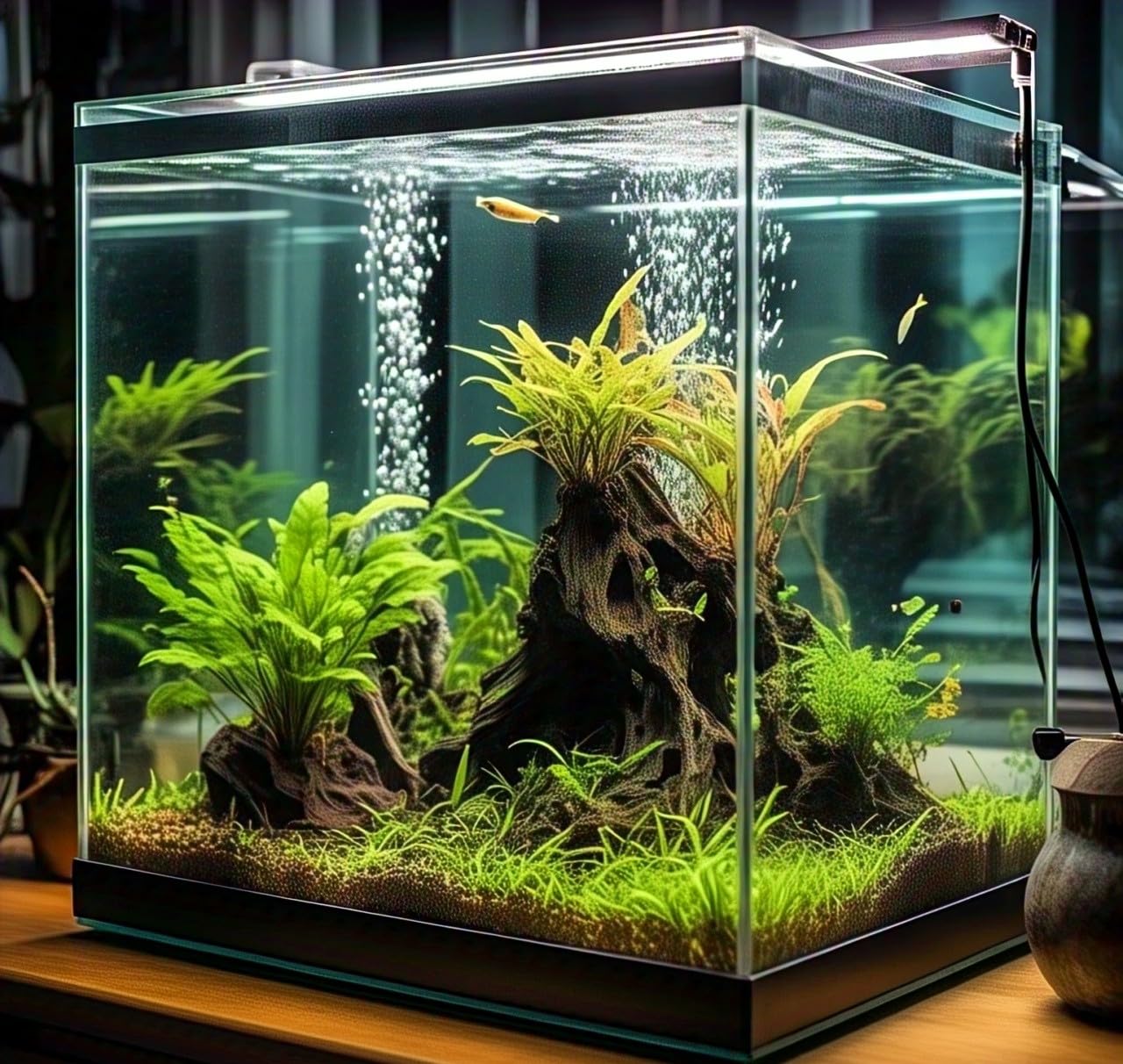 BlimBurn Aquarium Grass Plants Seeds - 120+ Hybrid Seeds for Water Gardens, Fish Tank Landscaping, Low Maintenance - Seeds Ville