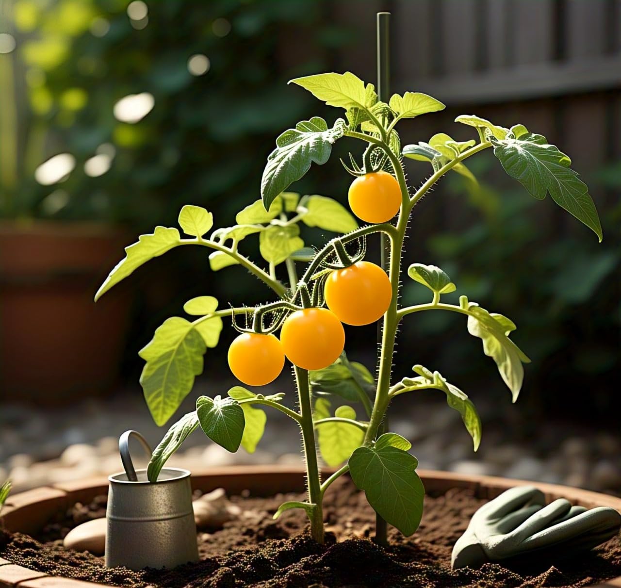 Organic Cherry Tomato Dwarf Mix Color 100+ Seeds, Red & Yellow, Non-Gmo Seeds - Seeds Ville