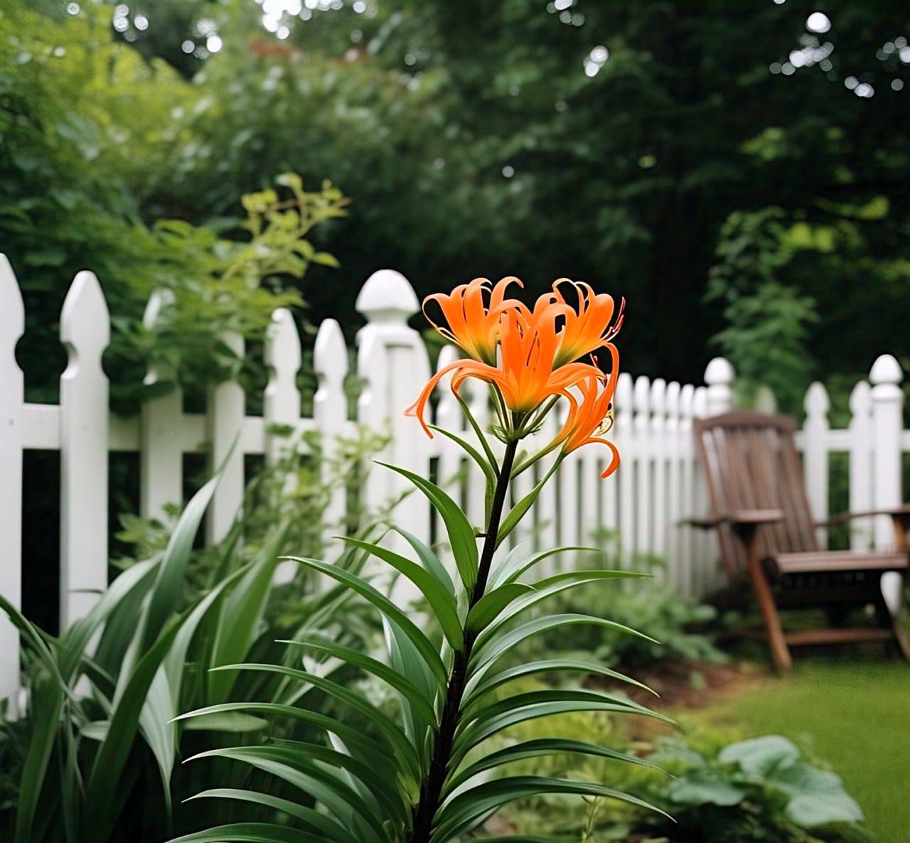 BlimBurn 50 Fire Lily Flower Seeds - Easy to Grow, Year-Round Blooms, Perfect for Any Garden - Seeds Ville