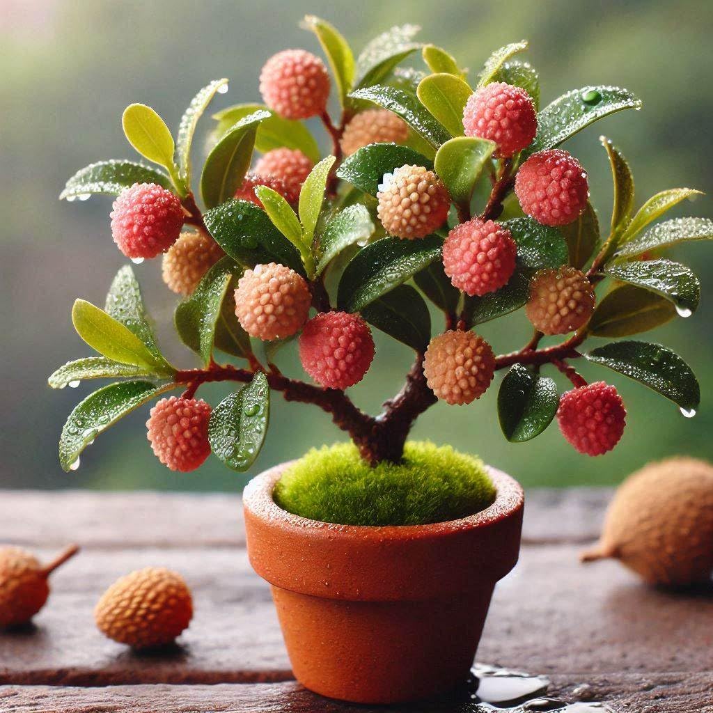 Dwarf Litchi/Lychee Fruit Seeds For Planting- Organic Seeds- Grow All India. (5 SEEDS)