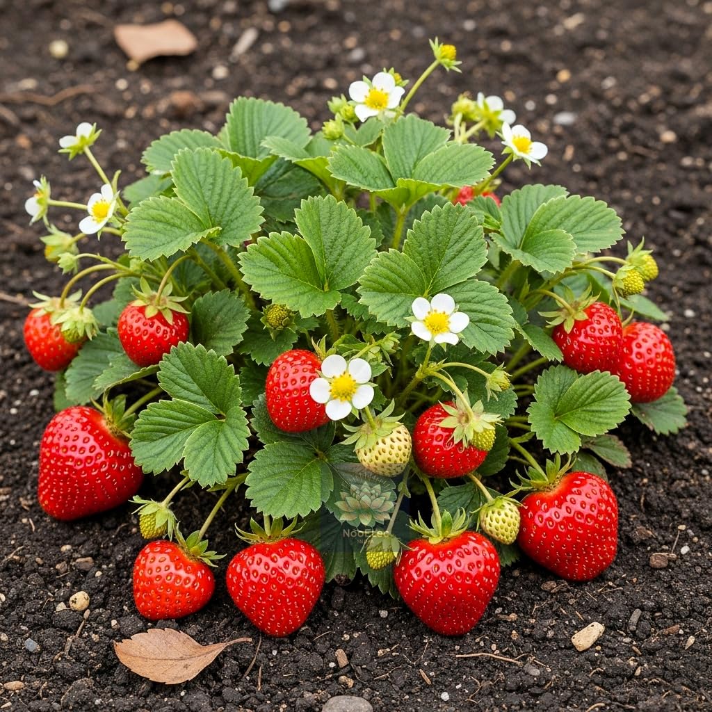 Dwarf Fruit Seeds Combo - Mulberry, Blueberry, Strawberry (60+ Seeds) - Easy to Grow Indoors & Outdoors - Seeds Ville