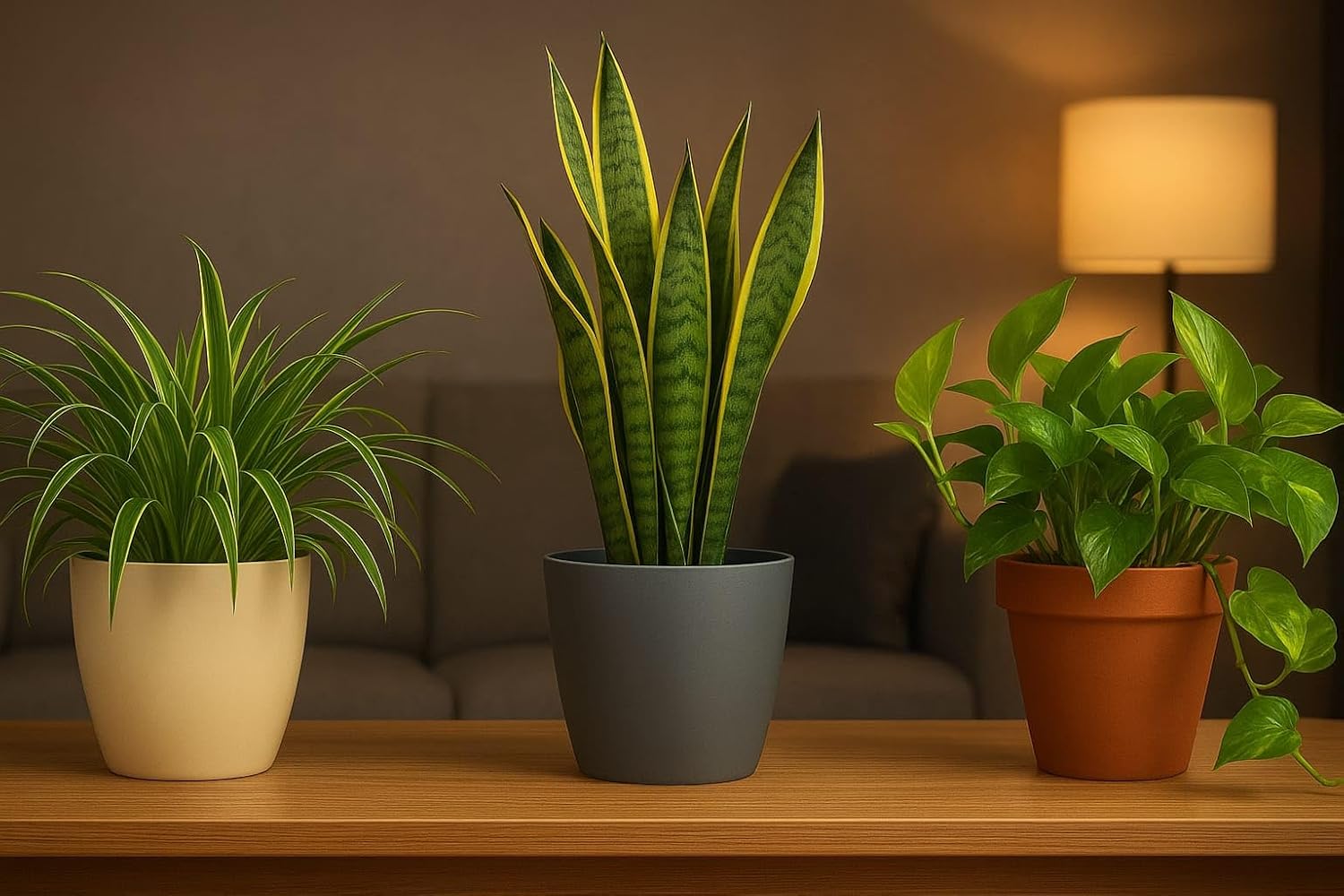 Seeds Ville Indoor Air Purifying Plant Combo Set of 3