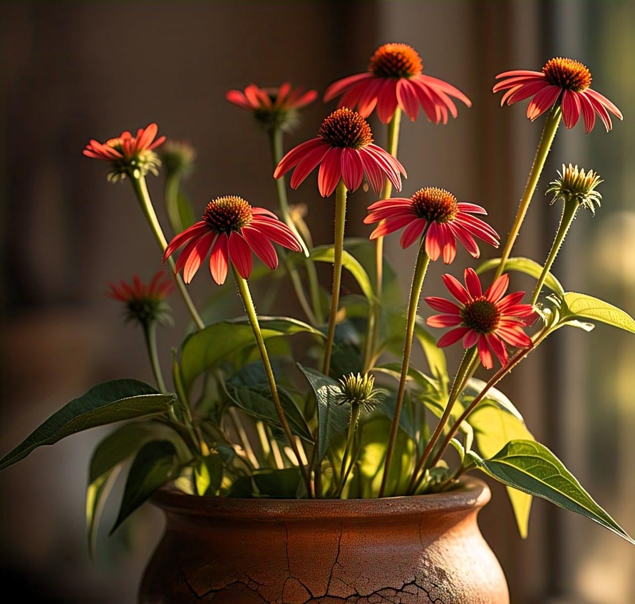 60+ Echinacea Coneflower Wildflower Seeds - Easy to Grow, Grow All Year, Low Care (RED)