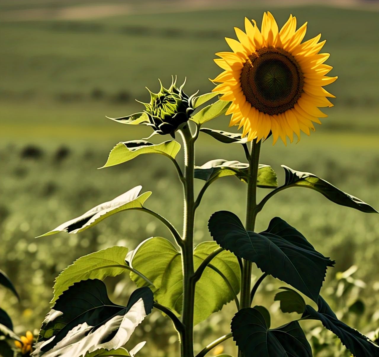 BlimBurn Mammoth Sunflower Seeds for Planting - Grow Giant Sun Flowers in Your Garden - 50 Non GMO Heirloom Seeds - Seeds Ville