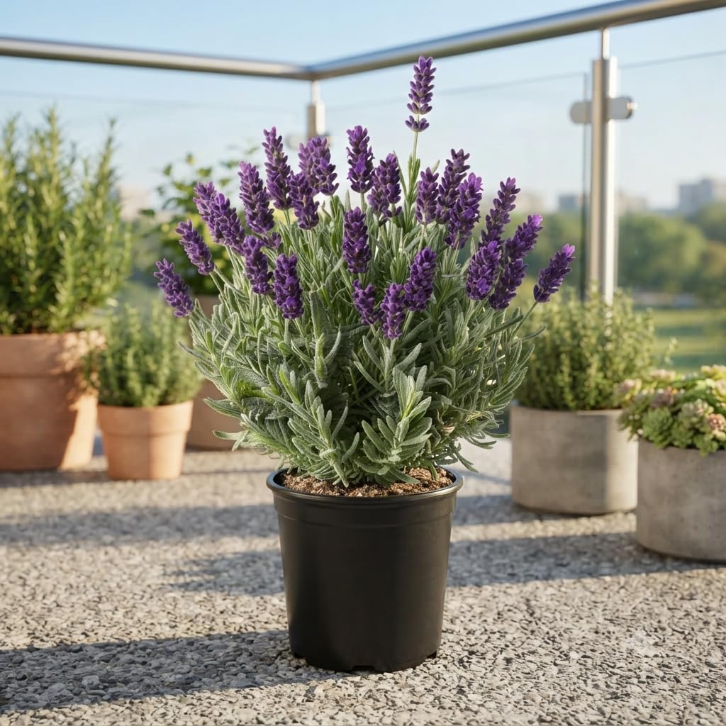 Seeds Ville Lavender Live Flowering Herb Plant 3 Inch Pot