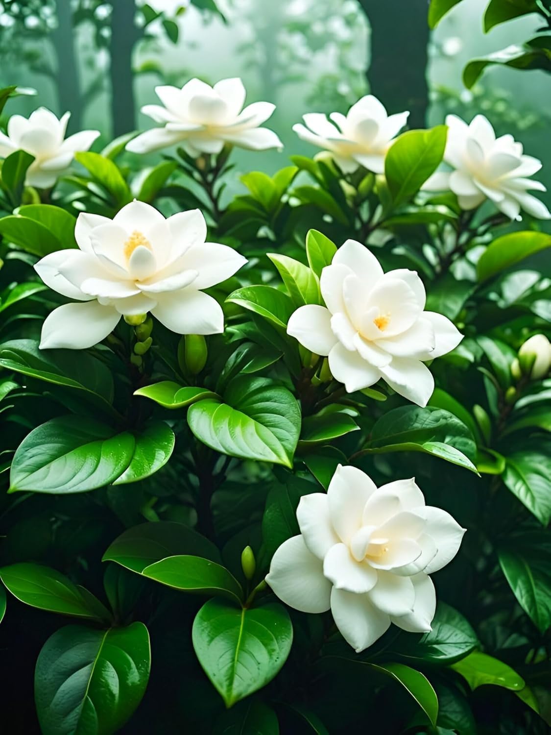 RootFuel Gardenia Gandharaj Live Plant for Home Garden and Indoor Décor | Fragrant White Flower Plant for Balcony Terrace and Outdoor | Easy to Grow All Season Plant (Without Pot, Pack of 1)