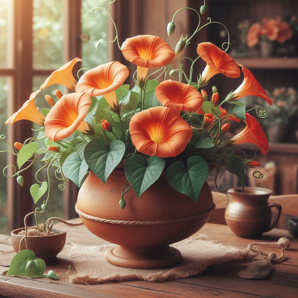 35+ SEEDS- Dwarf Morning Gloey Flower F1 Seeds For Planting (Low Maintenance) (Heavenly Blue) - Seeds Ville