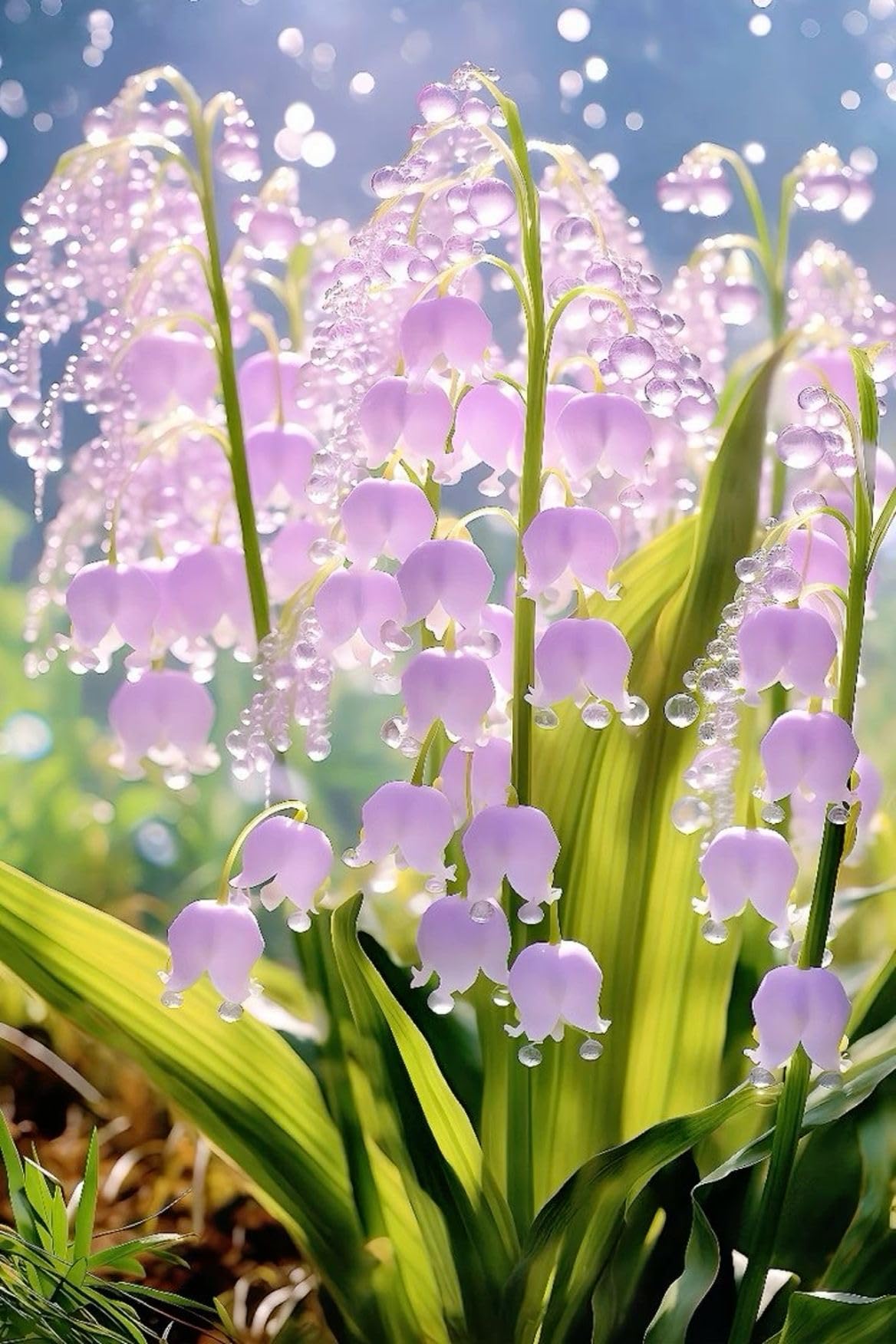 Ritz Farming® Lily Of The Valley Flower Seeds For Your Home and Gardening Pack of 50 to 60 seeds (BLUE)