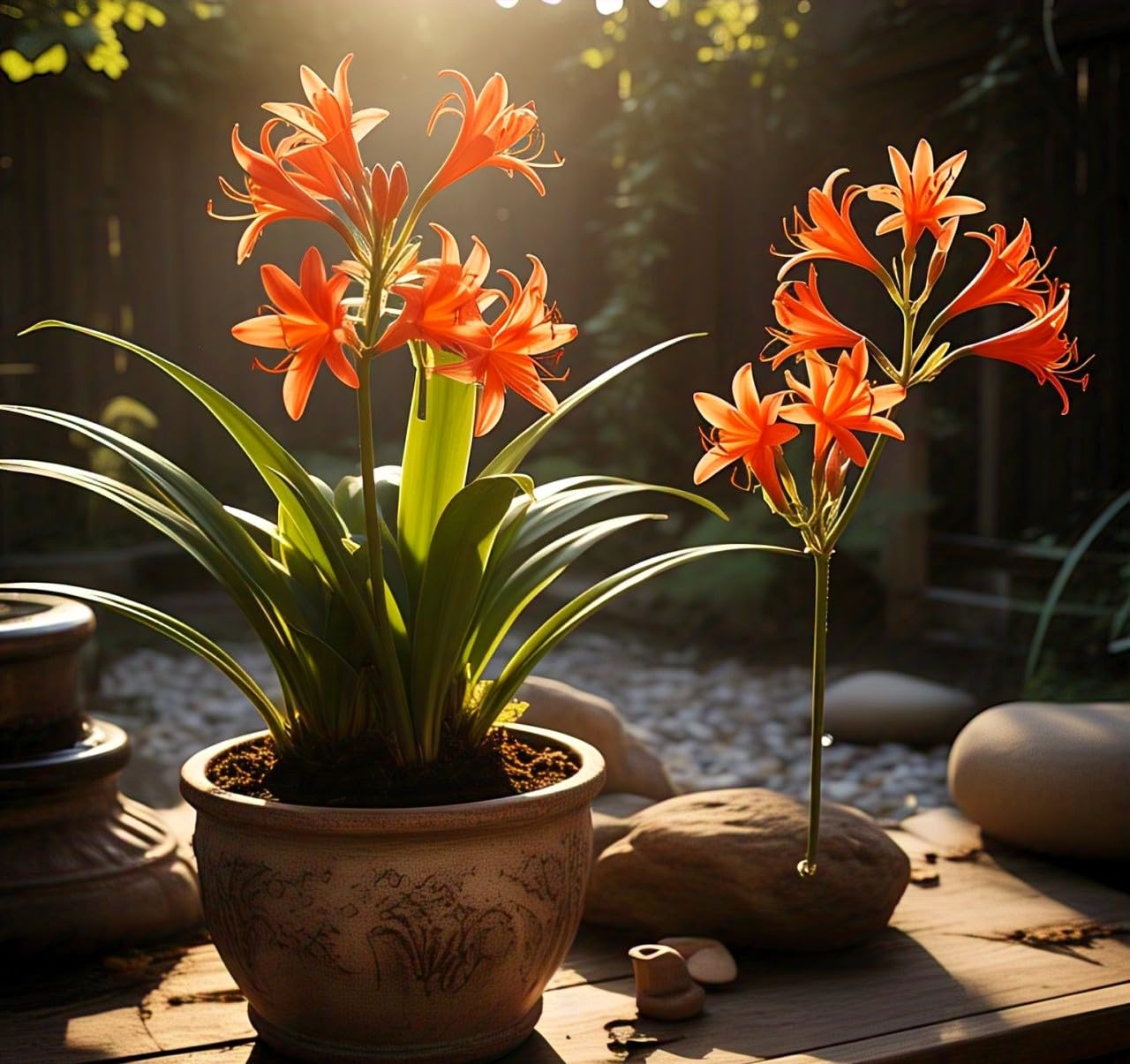 BlimBurn 50 Fire Lily Flower Seeds - Easy to Grow, Year-Round Blooms, Perfect for Any Garden - Seeds Ville