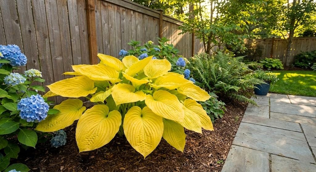 Hosta Seeds For Planting (200 SEEDS) Low Maintenance - Grow Indoor/Outdoor Both - Grow Year Round (GOLDEN SUNSHINE)