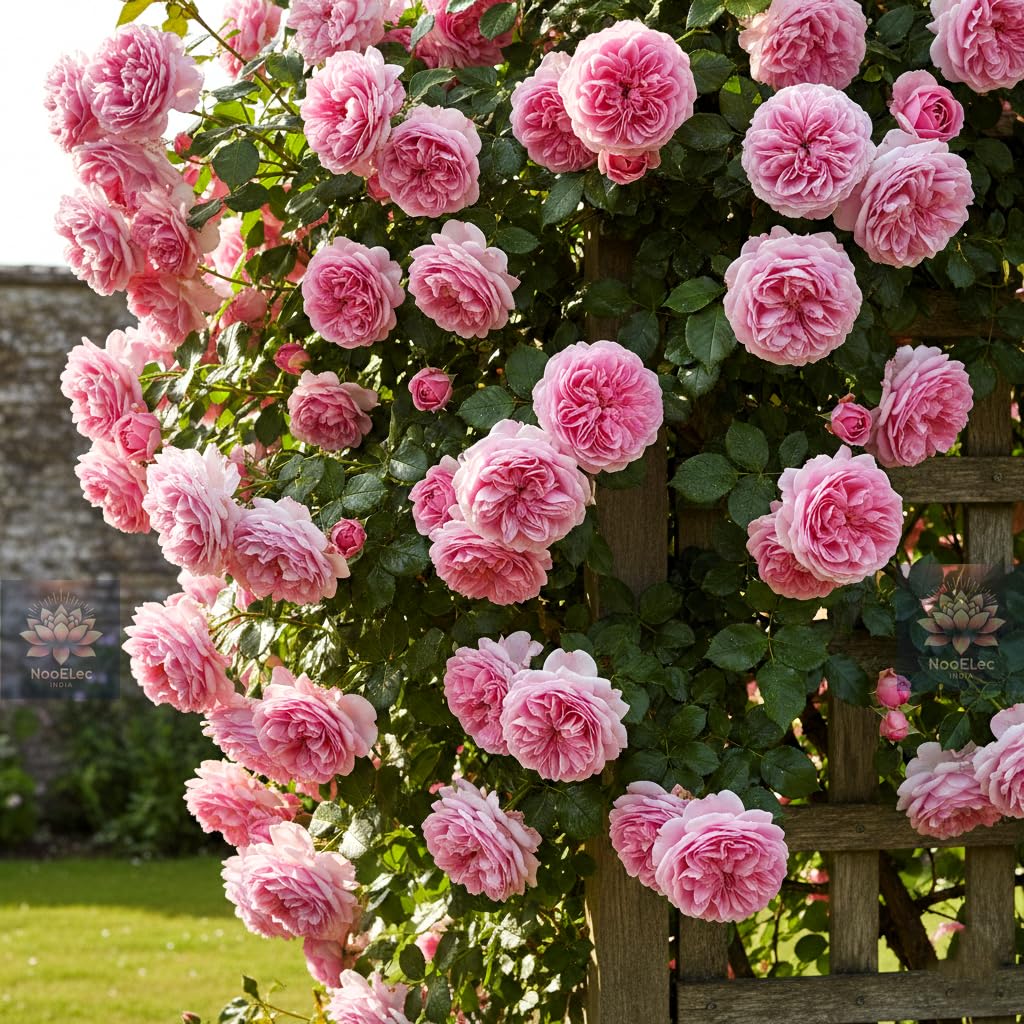 Climbing Rose Seeds for Home Garden (150 Seeds) Hybrid Large Flower Plant, Easy Grow & Low Maintenance, All-Year Flowering, All India Climate Friendly Rose Flower Seed Pack