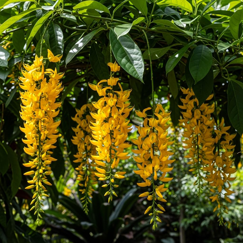 BlimBurn 50+ SEEDS- Climbing Jade Vine Flower Seeds For Home Garden, Balcony & Wall Covering | Low Maintenance & Fast Growing (GOLDEN SUNSHINE) - Seeds Ville