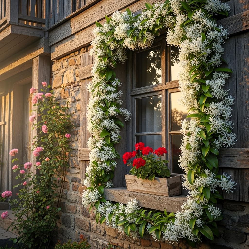 BlimBurn 50+ SEEDS- Climbing Jade Vine Flower Seeds For Home Garden, Balcony & Wall Covering | Low Maintenance & Fast Growing (ANGELIC WHITE) - Seeds Ville