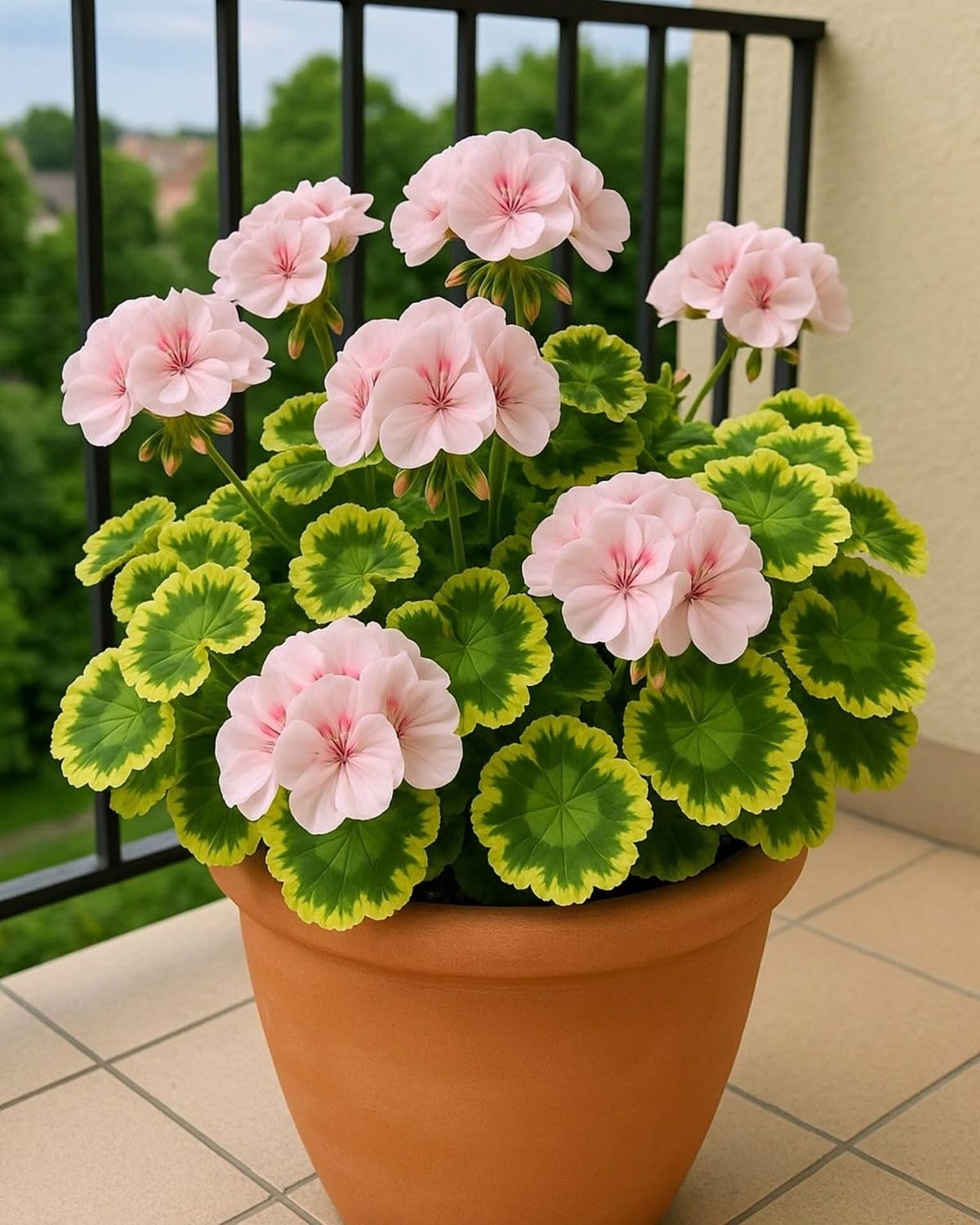 Climbing Double Geranium Flower Seeds for Home and Kitchen Gardening, Pack of 60 to 80 seeds