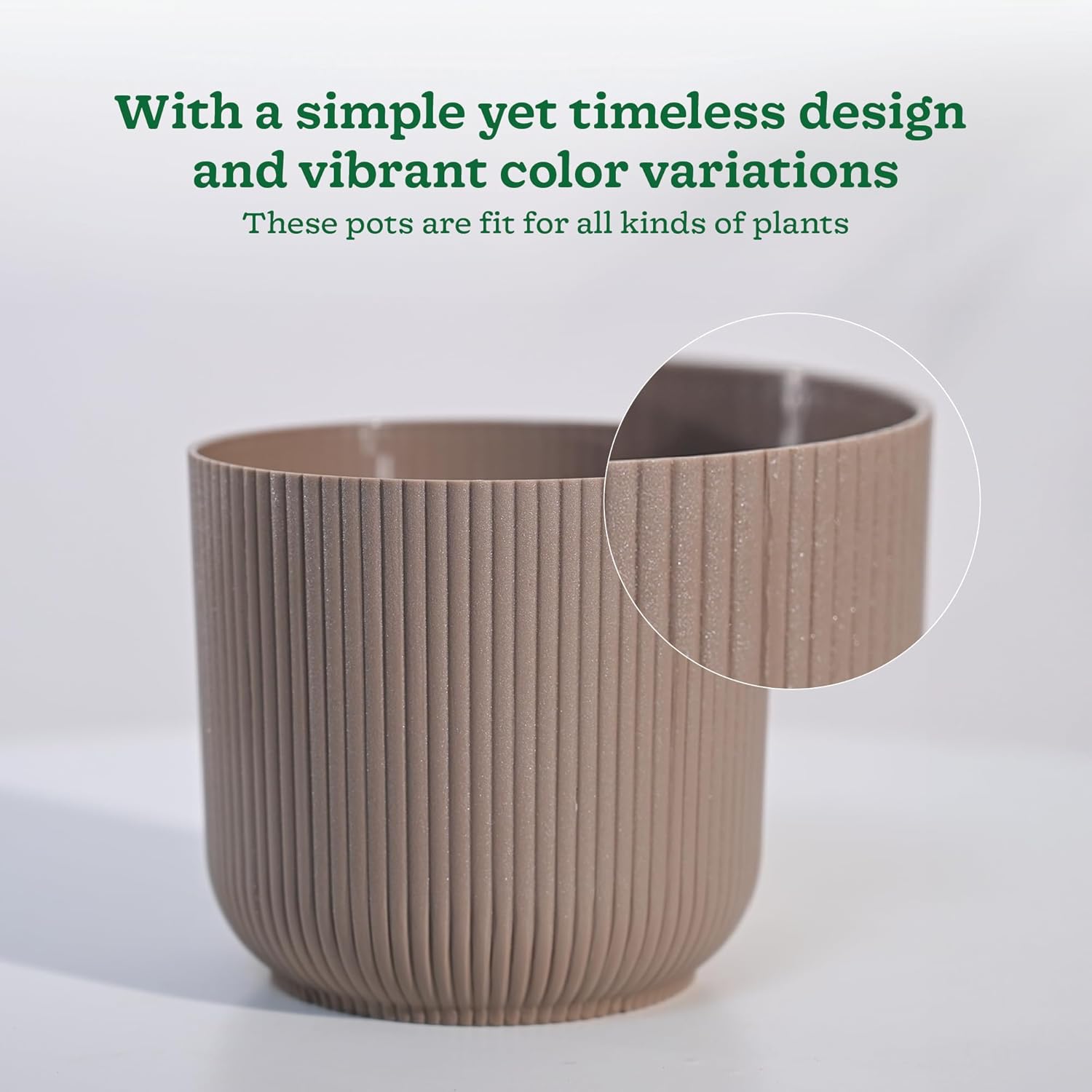 UGAOO Ibiza Pots for Home Planters, Decor, Garden Multicolour | Suitable for Home Indoor & Outdoor Gardening Plants (Ibiza Pots Pack of 10)