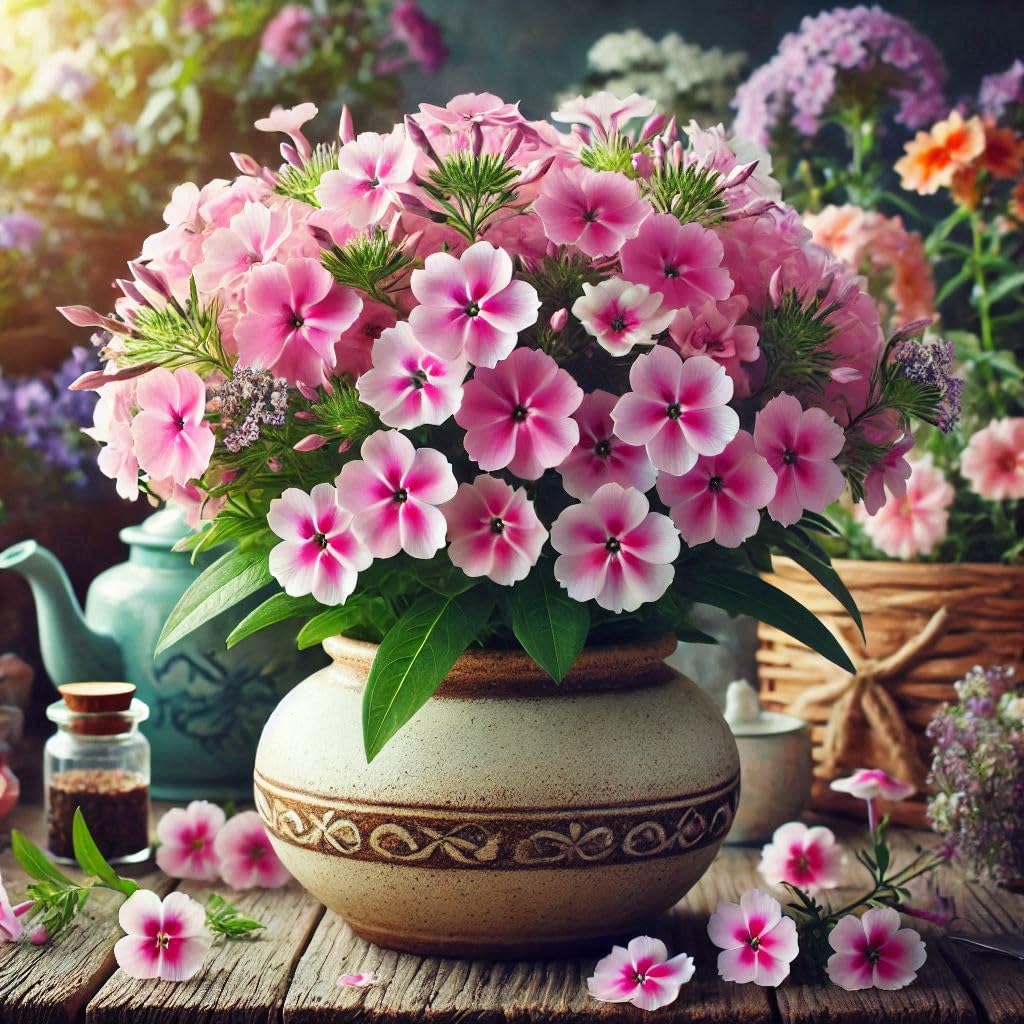 Seeds Ville 50+ SEEDS- Hybrid Flower Seeds For Planting - All Year Growing Hybrid Flower Seeds (Phlox Mix Hybrid) - Seeds Ville