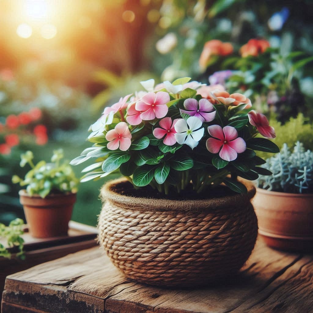 NooElec Seeds India 50+ SEEDS- Heavy Bloomer Hybrid Vinca Mix Periwinkle Flower Seeds For Planting- Grow Year Round. - Seeds Ville