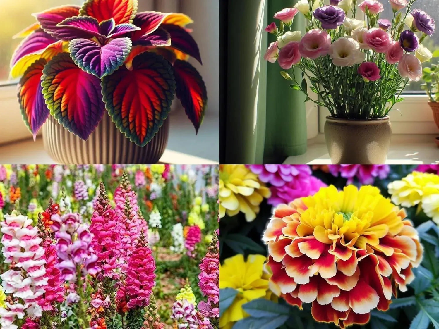 NooElec Seeds India 2200+ Seeds- All Seasons 50 Variety of Hybrid Flower Seeds Combo Pack- All Year Seeds Bank - Seeds Ville