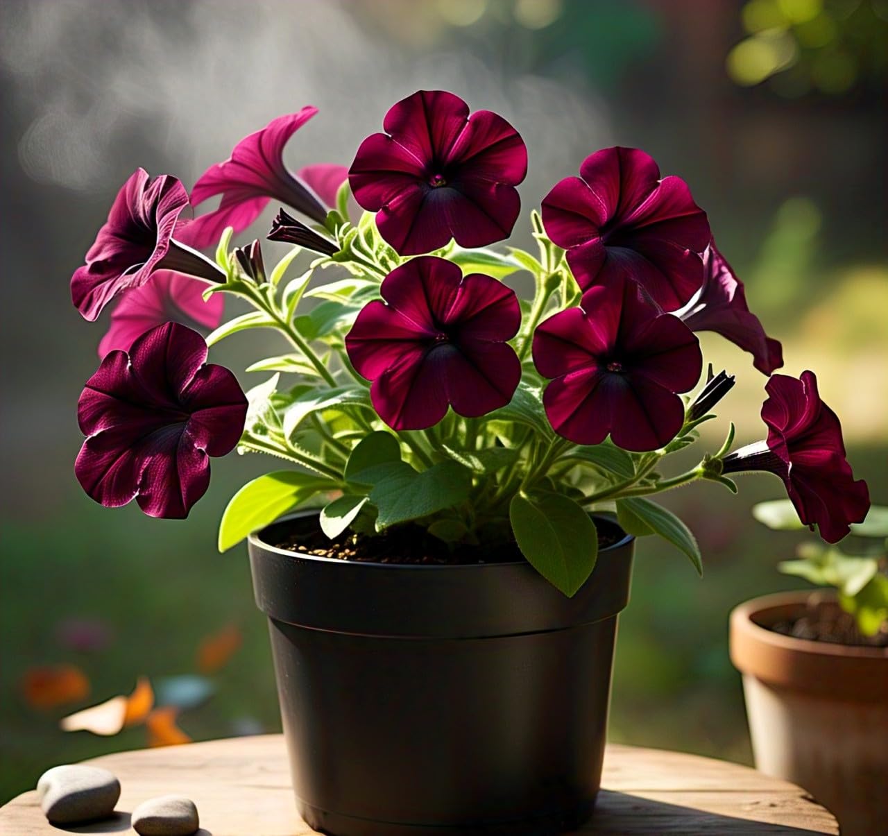 50+ Burgundy Petunia Hybrid Seeds - Low Maintenance, Bloom Large Quantity of Flowers. - Seeds Ville