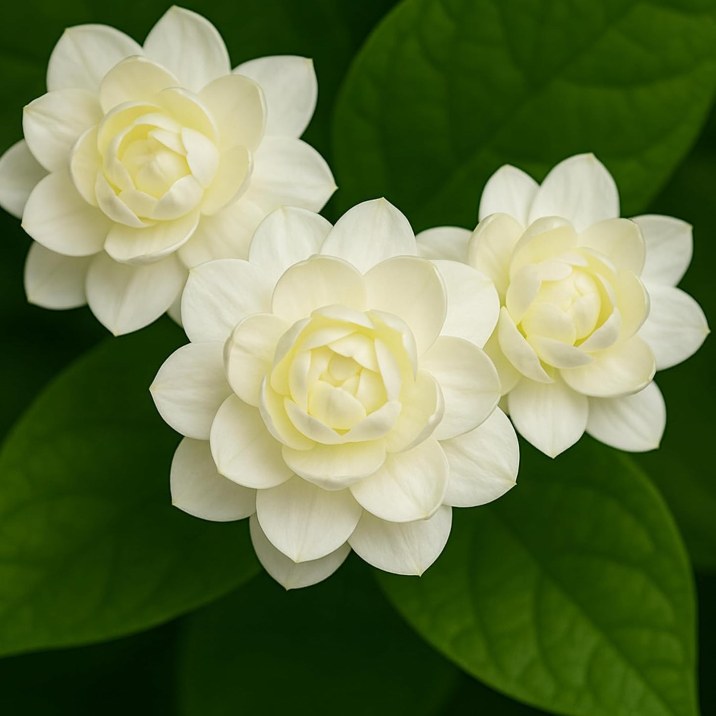 Indian Gardens - 5 Layer/Arabian Jasmine Jasmine live plant | Indoor & Outdoor Plant | sambac White | 4 inch (Min : 2)