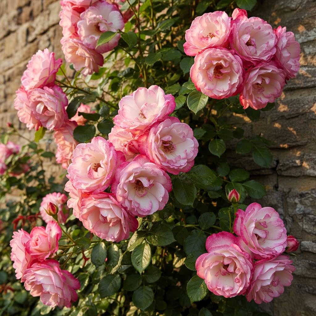 Imported Climbing Rose Flower seeds for Home and Kitchen Gardening Pack 150+ Seeds (DARK RED)