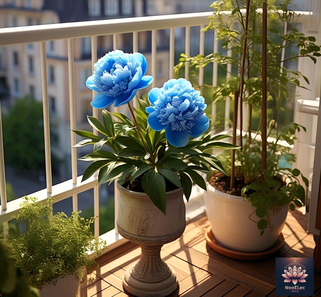 NooElec Seeds India -70 Pcs- Peony Flower Hybrid Seeds - Enjoy Vibrant Blooms Year-Round, Easy Indoor/Outdoor Planting (RAINBOW LOTUS (Wonder Mix)) - Seeds Ville