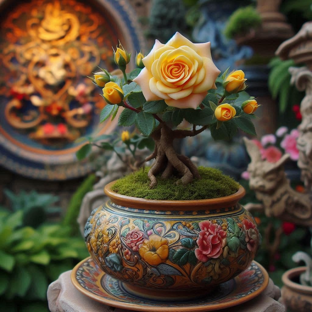 100+ SEEDS - Exotic Rose Flower Seeds Combo Pack (Red, Black, Yellow, Green) 25 Seeds Each - Seeds Ville