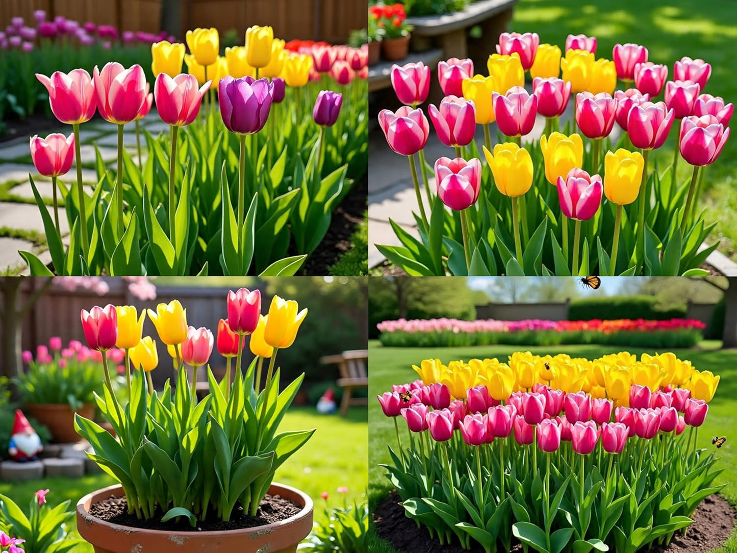 BlimBurn Hybrid Tulip Mix Flower Seeds - 50+ Seeds, Easy to Grow & Care, Suitable for All India Climates - Seeds Ville