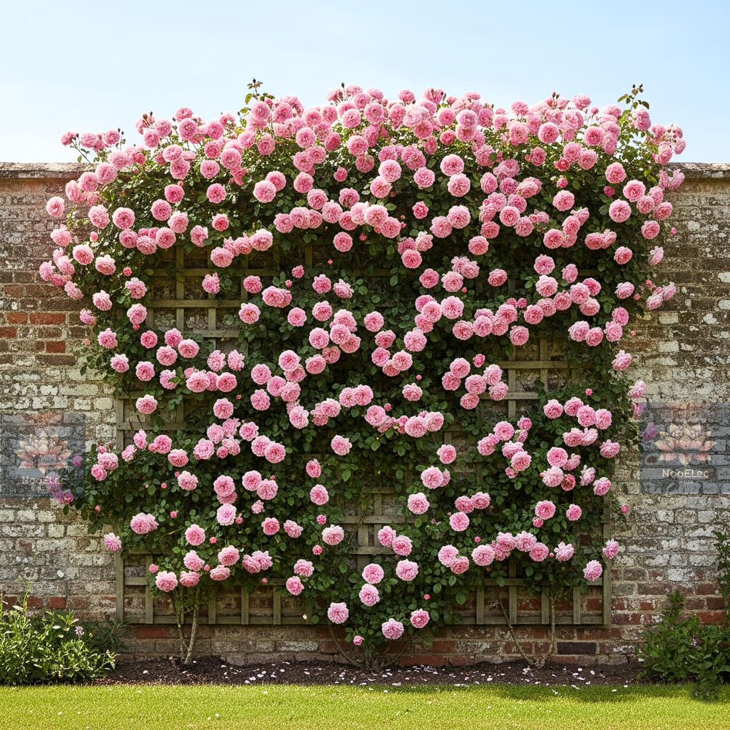 Climbing Rose Seeds for Home Garden (150 Seeds) Hybrid Large Flower Plant, Easy Grow & Low Maintenance, All-Year Flowering, All India Climate Friendly Rose Flower Seed Pack