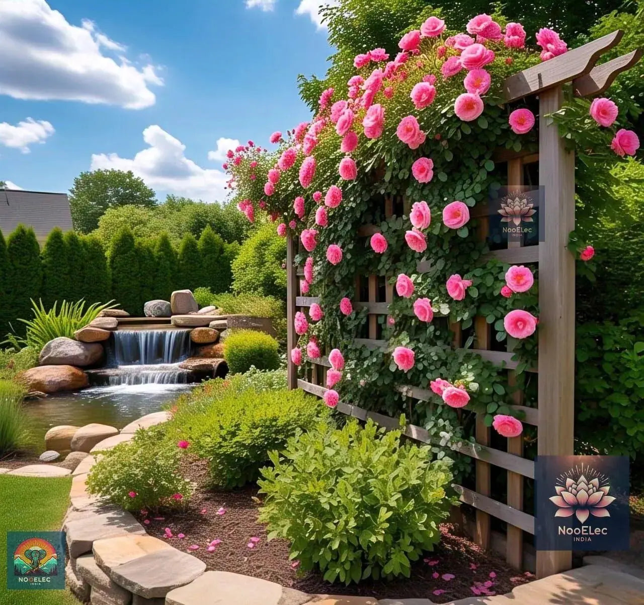 Climbing Rose Flower Seeds, 60 Seeds Pack - Hybrid, Year-Round Blooms, Minimal Care (MIX) - Seeds Ville