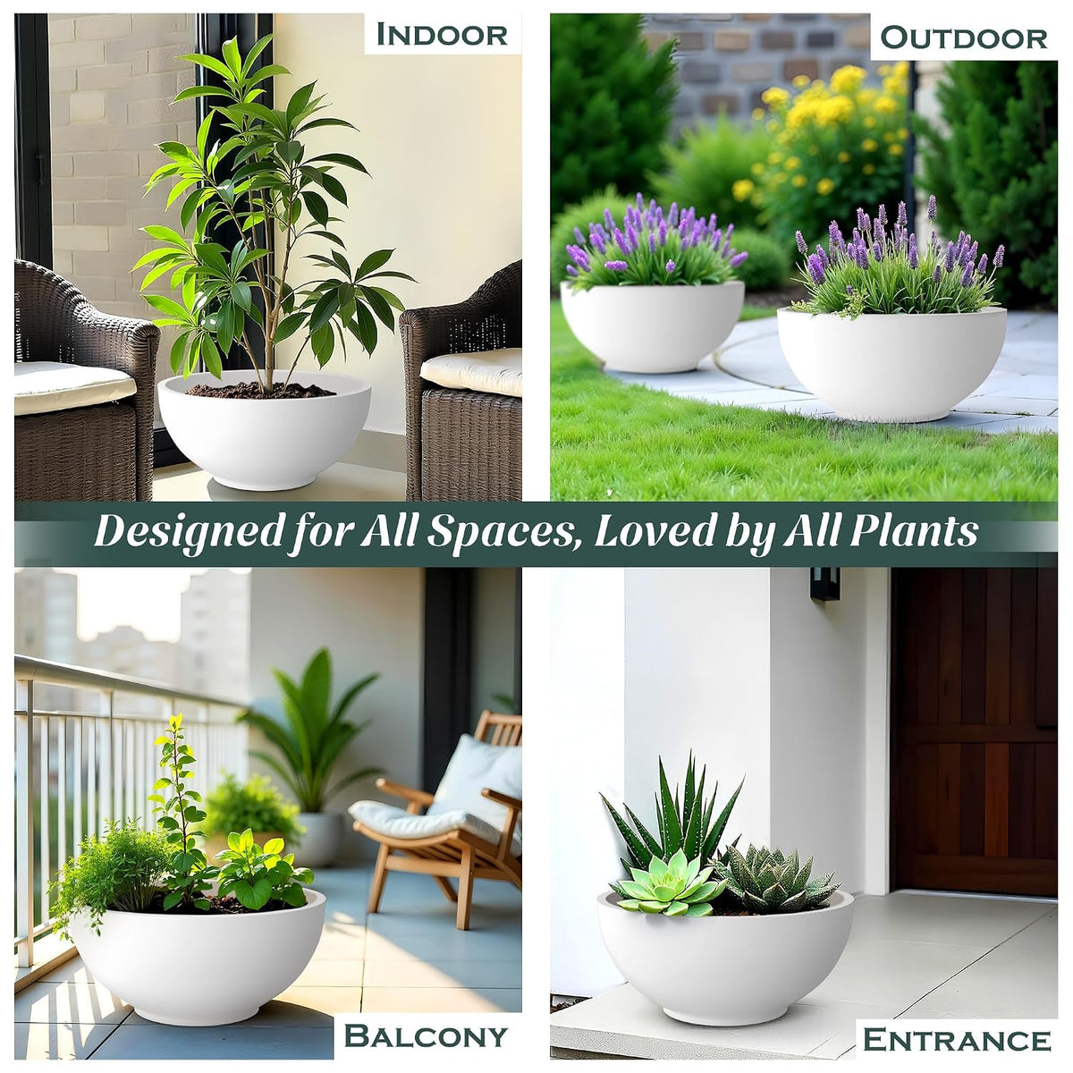Seeds Ville FOXB KTR Durable Polymer Planter Pot
